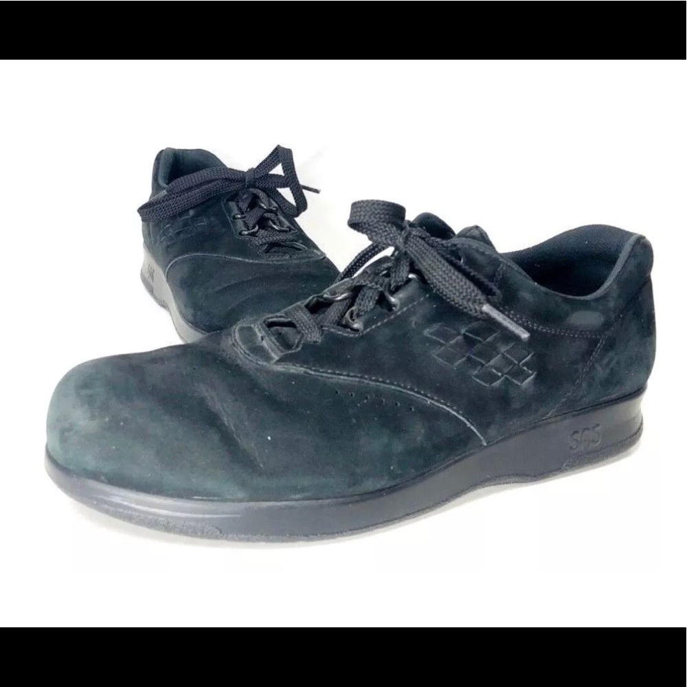 SAS 8.5 N Free Time Suede Lace up Oxford Comfort